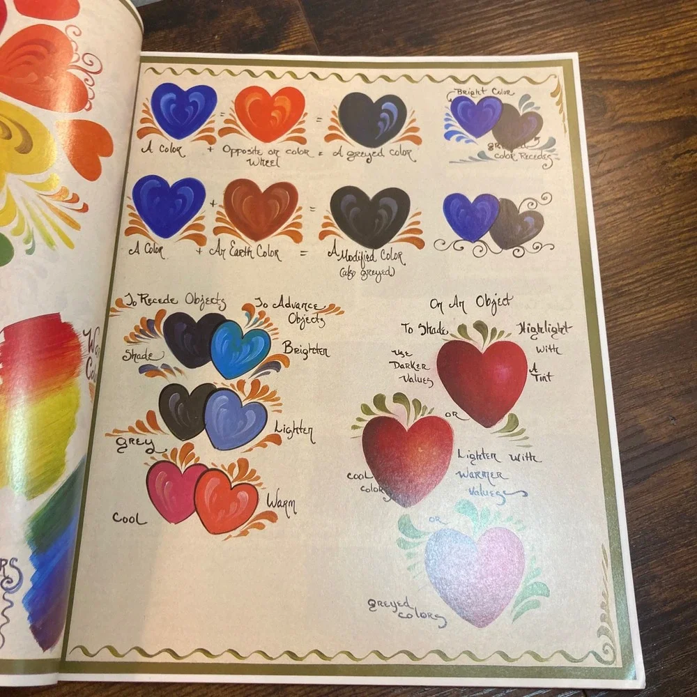 Jo Sonja's Folk Art Techniques 1984 Painting Instructional Book Tole Patterns